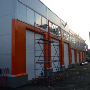 Автосервис из сэндвич-панелей
